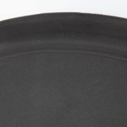 Olympia Kristallon Polypropylene Oval Non-Slip Tray Black 685mm