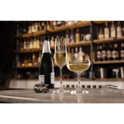 Olympia Bar Collection Crystal Champagne Saucers 200ml (6 pack)