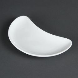 Olympia Whiteware Crescent Salad Plates 200mm (12 Pack)