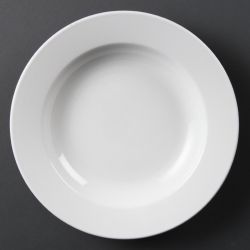Olympia Whiteware Deep Plates 270mm 430ml (6 Pack)