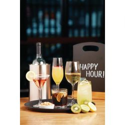 Olympia Modale Crystal Wine Glasses 395ml (6 Pack)
