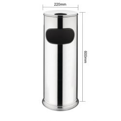 Bolero Small Cigarette Bin 18Ltr