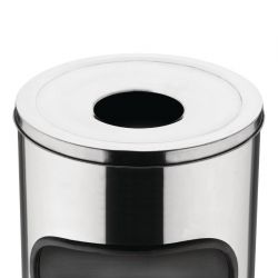 Bolero Small Cigarette Bin 18Ltr