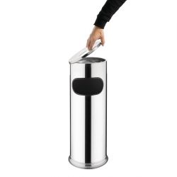 Bolero Small Cigarette Bin 18Ltr