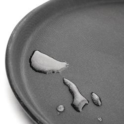 Olympia Kristallon Polypropylene Round Non-Slip Tray Black