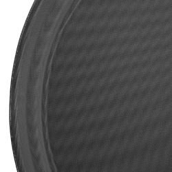 Olympia Kristallon Polypropylene Round Non-Slip Tray Black
