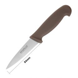 Hygiplas Paring Knife Brown 8.3cm