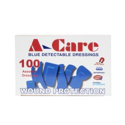 A-care Blue Assorted Plasters (100 Pack)