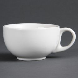 Olympia Whiteware Cappuccino Cups 10oz 284ml (12 Pack)
