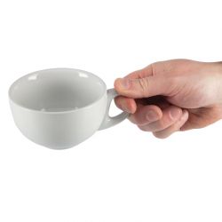 Olympia Whiteware Cappuccino Cups 10oz 284ml (12 Pack)
