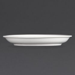 Olympia Whiteware Cappuccino Saucers 160mm (12 Pack)