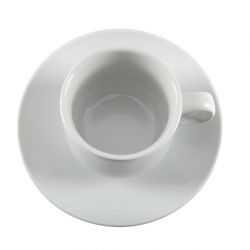 Olympia Whiteware Stacking Tea Cups 7oz 200ml (12 Pack)