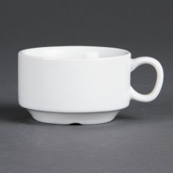 Olympia Whiteware Stacking Espresso Cups 85ml 3oz (12 Pack)