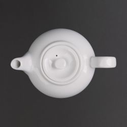 Olympia Whiteware Teapots 426ml (4 Pack)
