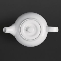 Olympia Whiteware Teapots 876ml (4 Pack)