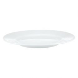 Olympia Whiteware Wide Rimmed Plates 202mm (12 Pack)