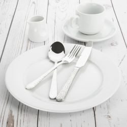 Olympia Whiteware Wide Rimmed Plates 250mm (12 Pack)