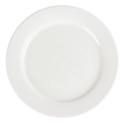 Olympia Whiteware Wide Rimmed Plates 280mm (6 Pack)