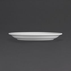 Olympia Whiteware Narrow Rimmed Plates 180mm (12 Pack)