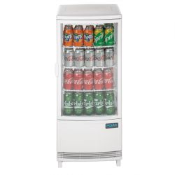 Polar C-Series Curved Door Display Fridge 86Ltr White
