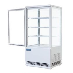 Polar C-Series Curved Door Display Fridge 86Ltr White