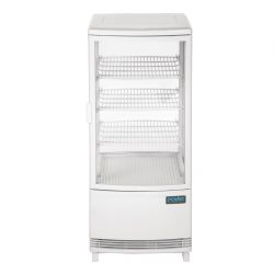 Polar C-Series Curved Door Display Fridge 86Ltr White