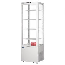 Polar C-Series Curved Door Display Fridge 235Ltr White
