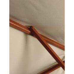 Bolero Round Parasol 3m Diameter Cream