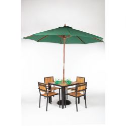Bolero Round Parasol 3m Diameter Green