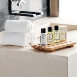 Hotel Complimentary Bolero Wooden Slatted Amenities Tray 180mm (Single)