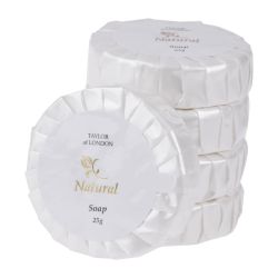 Hotel Complimentary Taylor of London Natural Range Tissue Pleat Soap (100 pack)