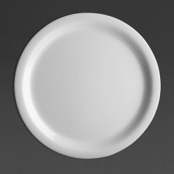 Olympia Kristallon Melamine Narrow Rimmed Plates 229mm (12 pack)