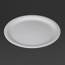 Olympia Kristallon Melamine Narrow Rimmed Plates 229mm (12 pack)