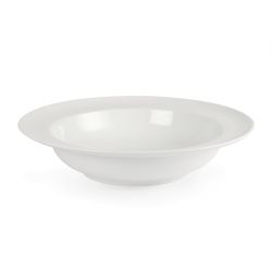 Olympia Whiteware Wide Rim Bowls 228mm 710ml/25oz (4 Pack)