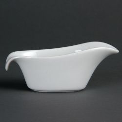 Olympia Whiteware Gravy Boats 85ml 3oz (6 Pack)