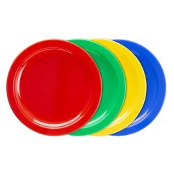 Olympia Kristallon Polypropylene Plates Red 230mm (12 pack)