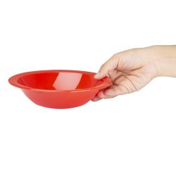Olympia Kristallon Polypropylene Bowls Red 174mm (12 pack)