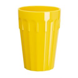 Olympia Kristallon Polypropylene Tumblers Yellow 253.8ml (12 pack)