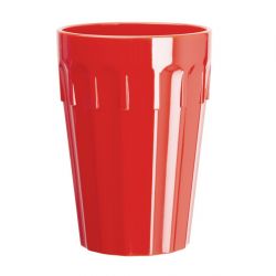 Olympia Kristallon Polypropylene Tumblers Red 253.8ml (12 pack)