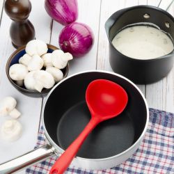 Vogue Aluminium Non-Stick Induction Flared Saut Pan 20cm