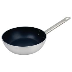 Vogue Aluminium Non-Stick Induction Flared Saut Pan 24cm