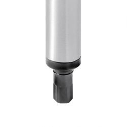 Vogue Stainless Steel Table with Upstand 600(D)mm