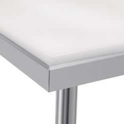 Vogue Stainless Steel Chopping Board Table