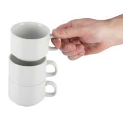Olympia Athena Stacking Cups 200ml/7oz (Pack of 24)