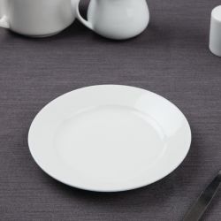 Olympia Athena Wide Rimmed Plates 165mm/6 1/2