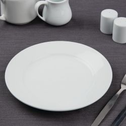 Olympia Athena Wide Rimmed Plates 228mm/9