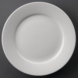 Olympia Athena Wide Rimmed Plates 228mm/9