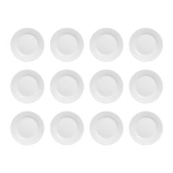 Olympia Athena Wide Rimmed Plates White 254mm/10