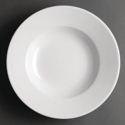 Olympia Athena Rimmed Soup and Pasta Bowls 228mm/9