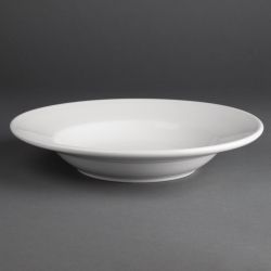 Olympia Athena Rimmed Soup and Pasta Bowls 228mm/9